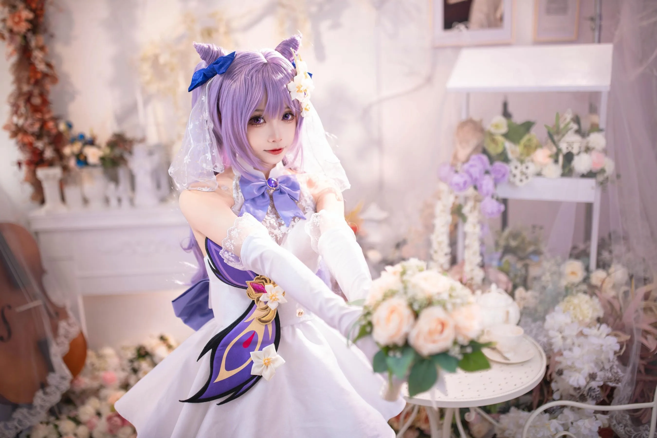 艾西aiwest – NO.02 刻晴花嫁 [40P]插图9